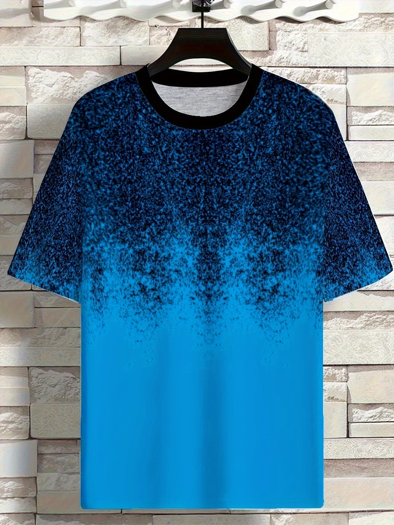 Plus Size Men'S Soft Polyester Blend T-Shirt