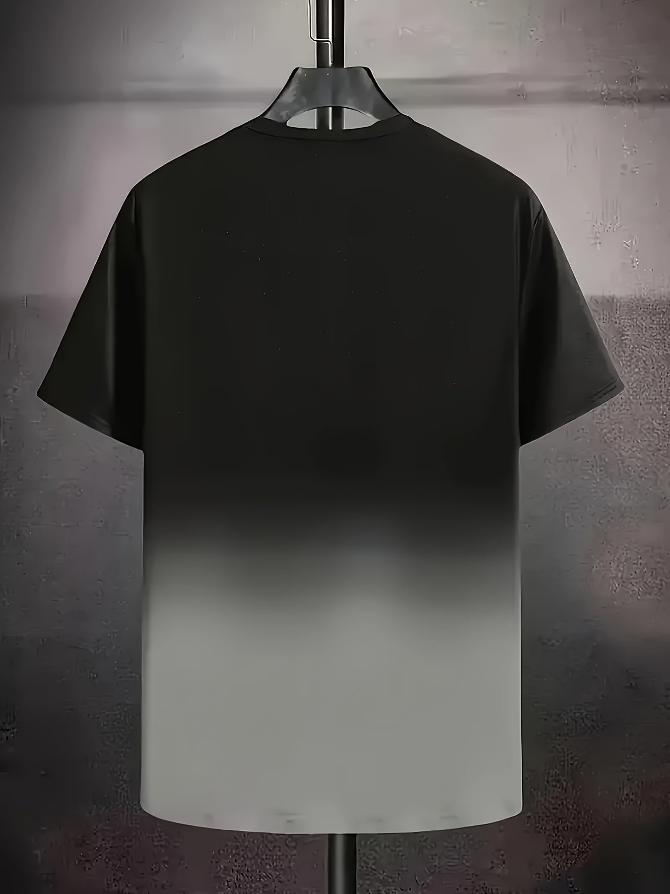5pcs Plus Size Men'S Fashion 3D Print Crew Neck T-Shirts