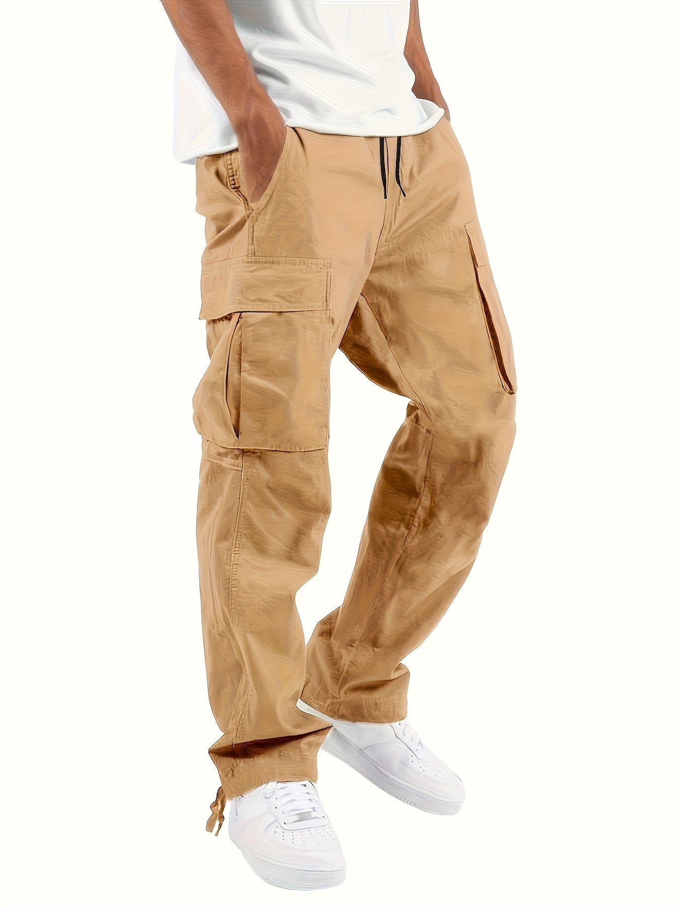 4pcs Men's Heavy-Duty Cargo Pants