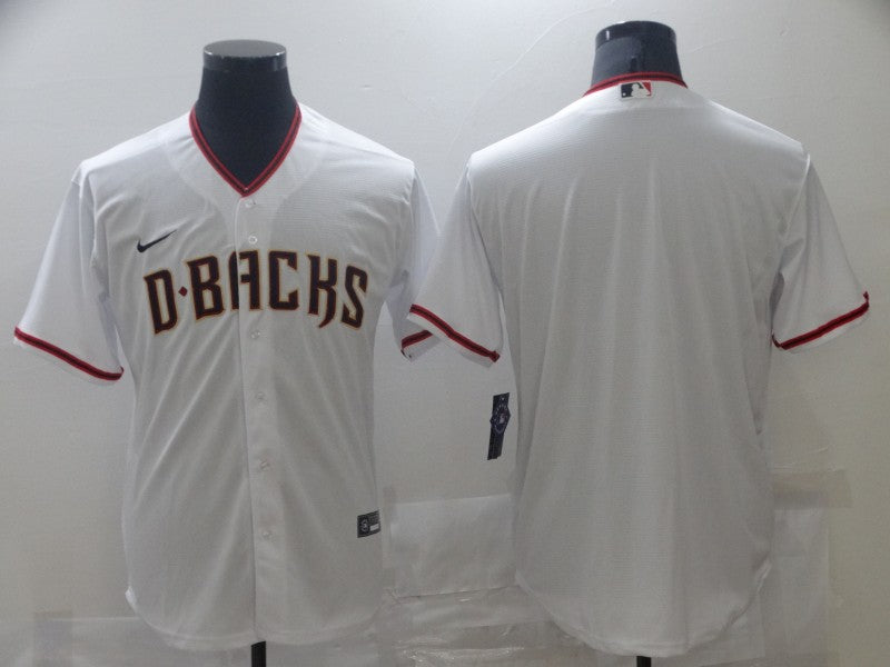 Men's Arizona Diamondbacks White Replica Blank Jersey1