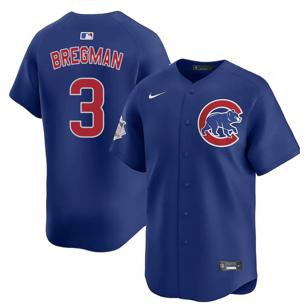 Alex Bregman Chicago Cubs Jersey - Blue