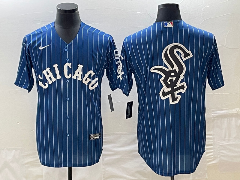 Men's Chicago White Sox Blue Replica Team Jersey1