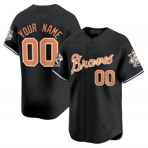 Custom Atlanta Braves Peaches n’ Cream Vapor Premier Limited – All Stitched Baseball Jersey