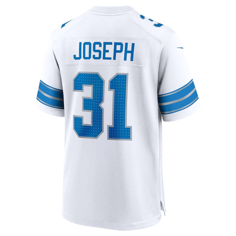 D.Lions #31 Kerby Joseph White Game American Football Jerseys