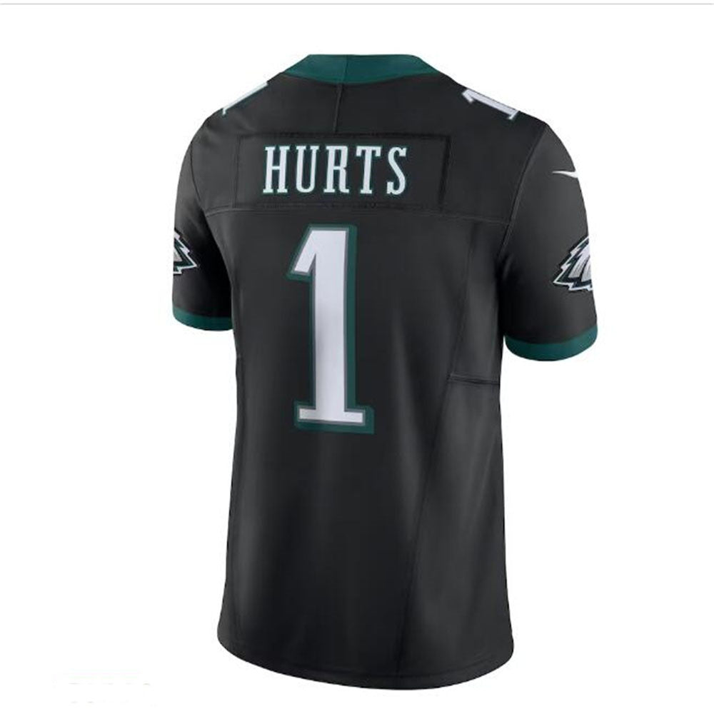 P.Eagles #1 Jalen Hurts LIX Vapor F.U.S.E. Limited Jersey - Black Stitched American Football Jerseys