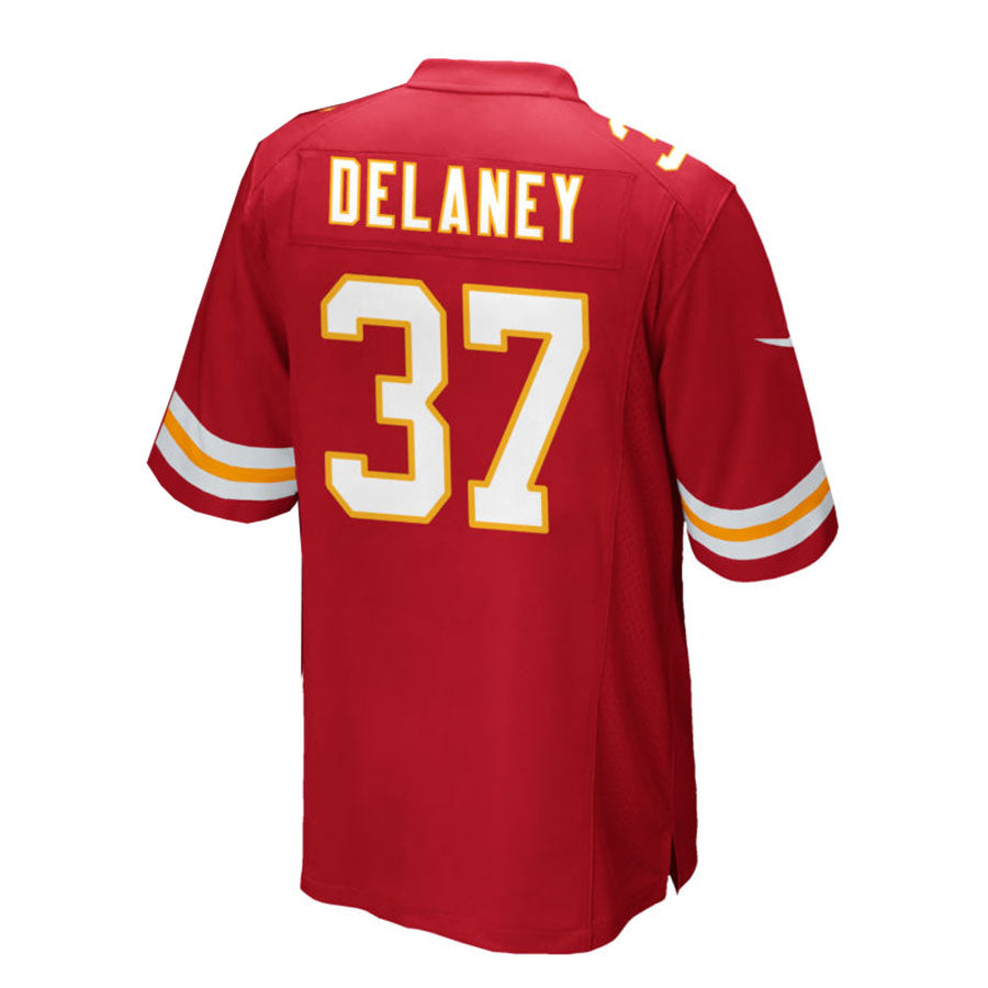 KC.Chiefs #37 Joe Delaney Red Game Stitched American Football Jerseys