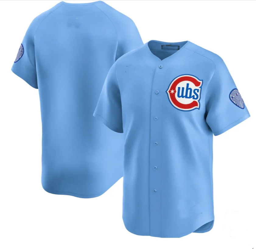 Chicago Cubs Alternate Authentic Team Jersey BLUE Baseball Jerseys