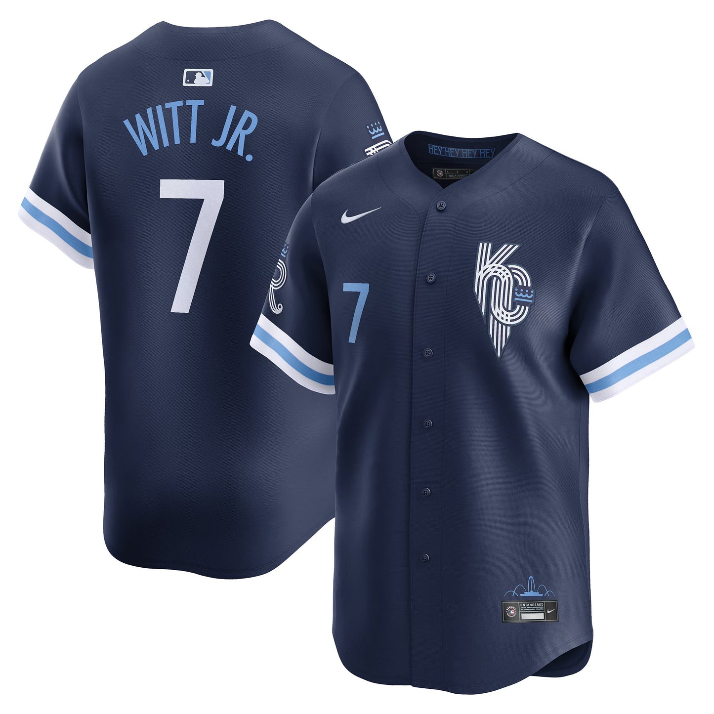 Bobby Witt Jr Kansas City Royals City Connect Jersey - Navy