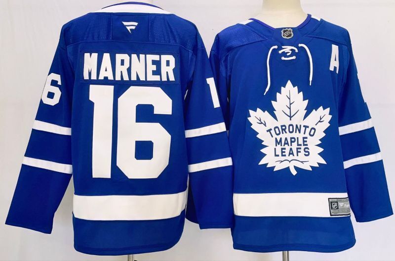 Men's Toronto Maple Leafs Mitchell Marner #16 Fanatics Blue Player Jersey