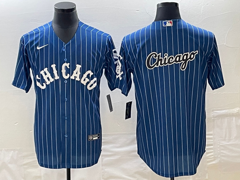 Men's Chicago White Sox Blue Replica Game Jersey1