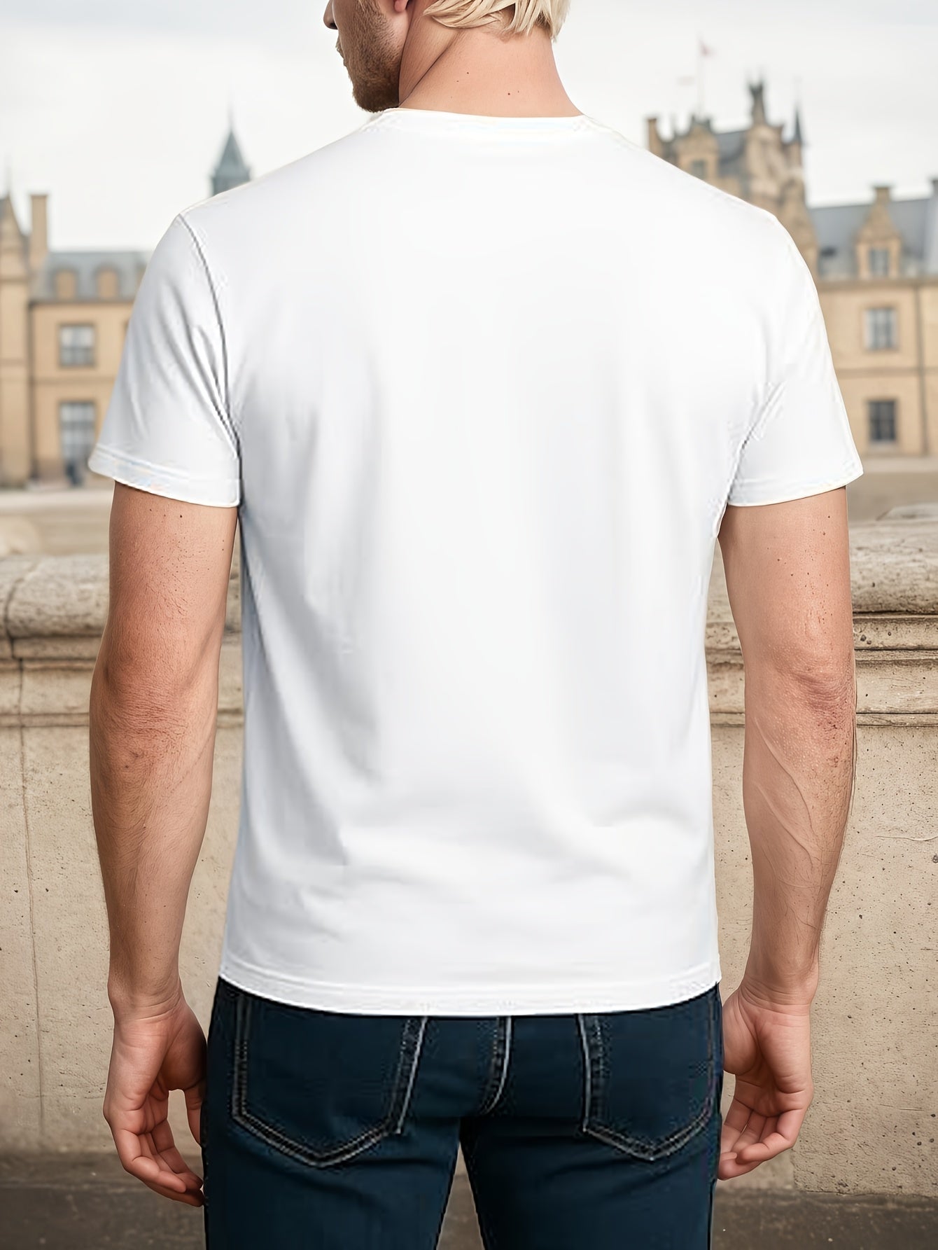 9pcs Men's Breathable Round Neck Short Sleeve T-Shirts