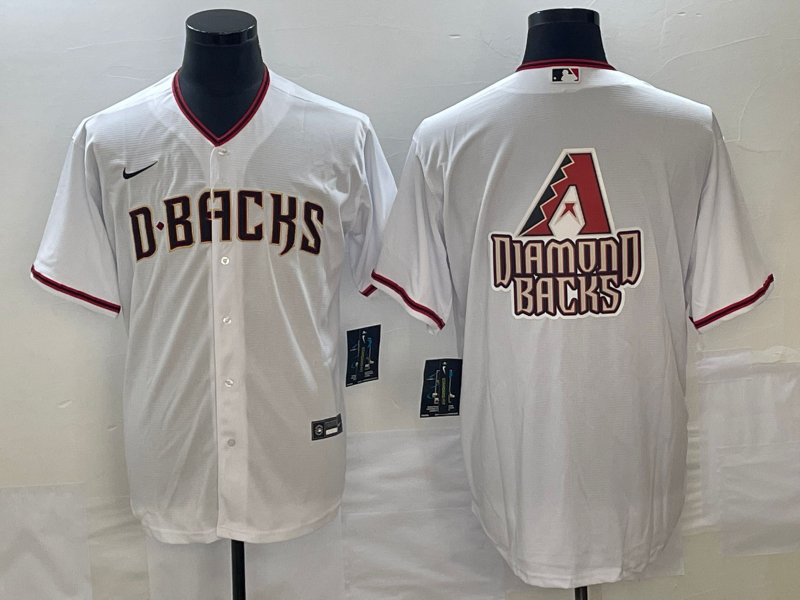 Men's Arizona Diamondbacks White Replica Player Jersey1