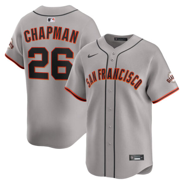 Matt Chapman San Francisco Giants Road Limited Jersey - Gray