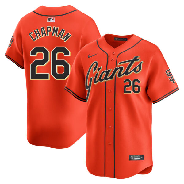 Matt Chapman San Francisco Giants Alternate Limited Jersey - Orange