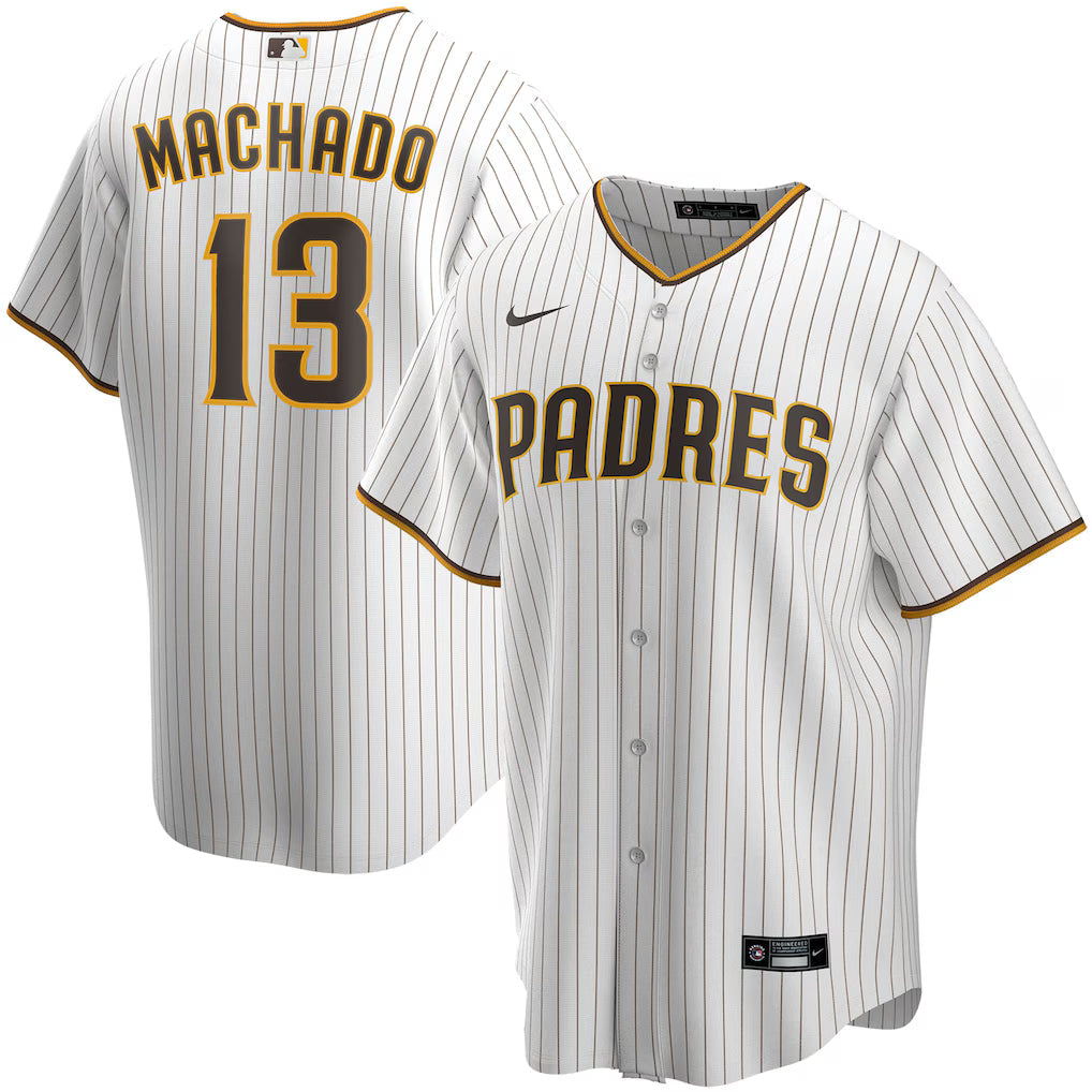 Manny Machado San Diego Padres Home Player Jersey - White