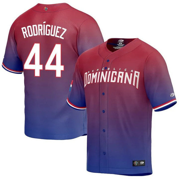Julio Rodríguez Dominican Baseball Seattle Mariners World Baseball Classic Jersey – Red