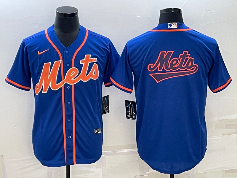 Men's New York Mets Royal Alternate Replica Team Jersey1