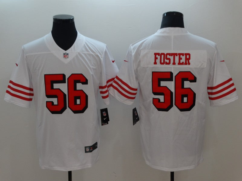 Men's San Francisco 49ers Ruben Foster #56 White Game Jersey1