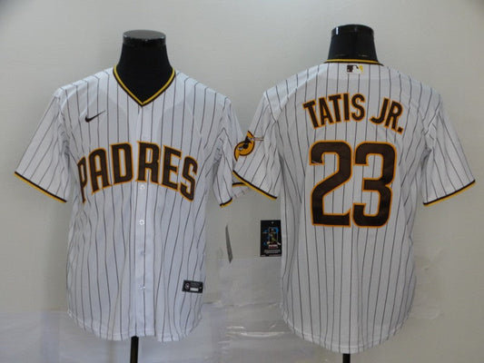 Men's San Diego Padres Fernando Tatis Jr. #23 Stitched White Jersey1
