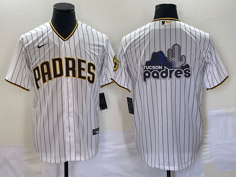 Men's San Diego Padres White Home Replica Team Jersey1