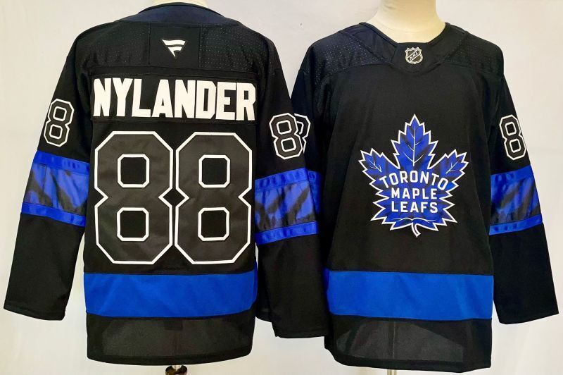 Men's Toronto Maple Leafs William Nylander #88 Fanatics Black Player Jersey