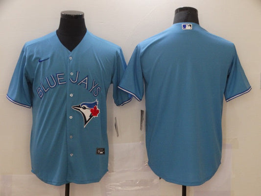 Men's Toronto Blue Jays Powder Blue Alternate Replica Team Blank Jersey1