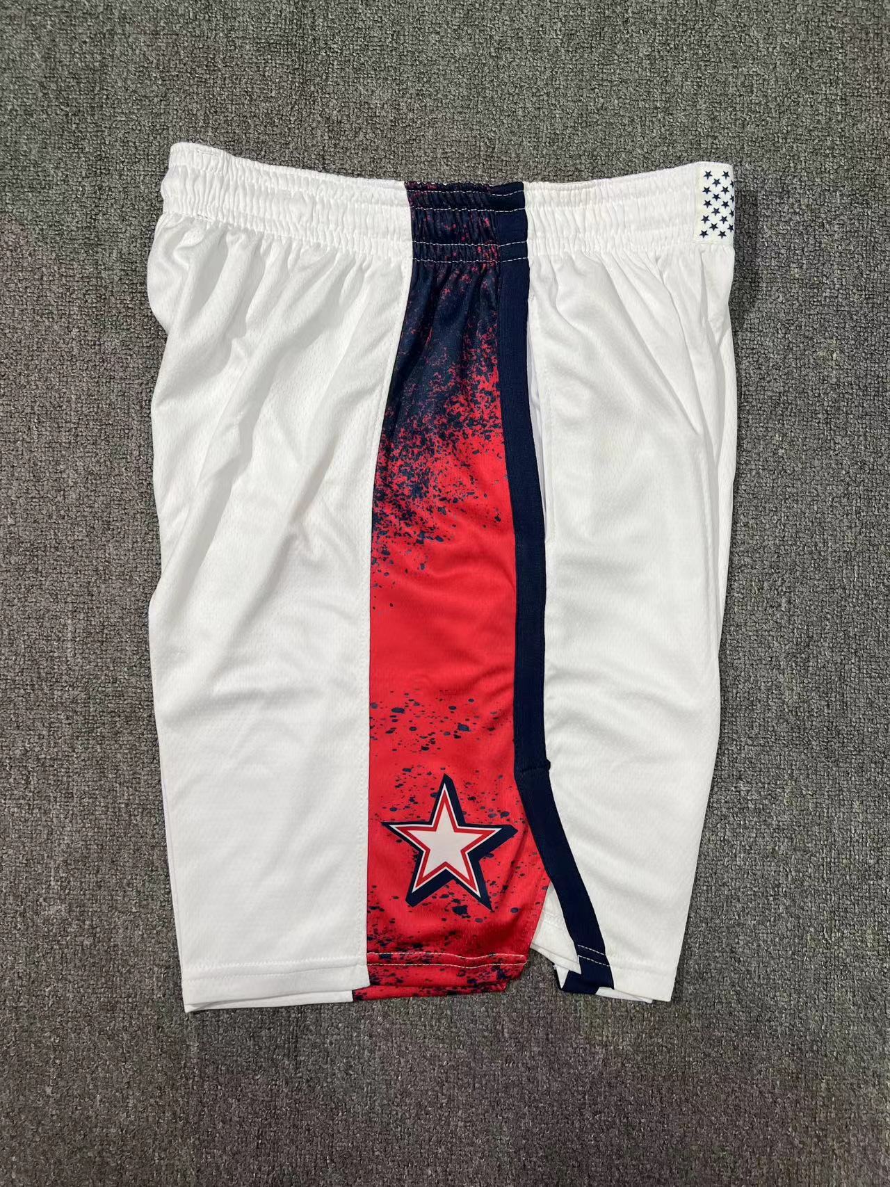 24 Olympics USA Team White Shorts