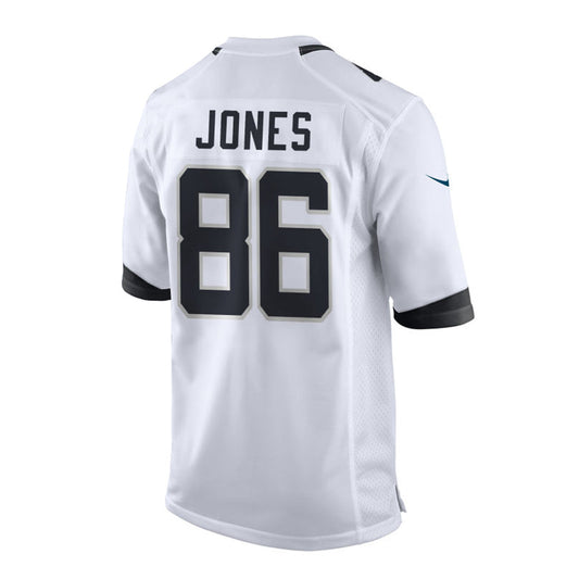J.Jaguars #86 Brian Jones White Draft First Round Pick Game Player Stitched American Football Jerseys