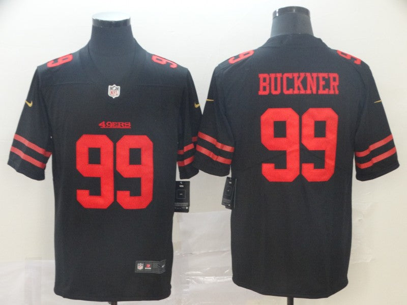 Men's San Francisco 49ers DeForest Buckner #99 Black Game Jersey1