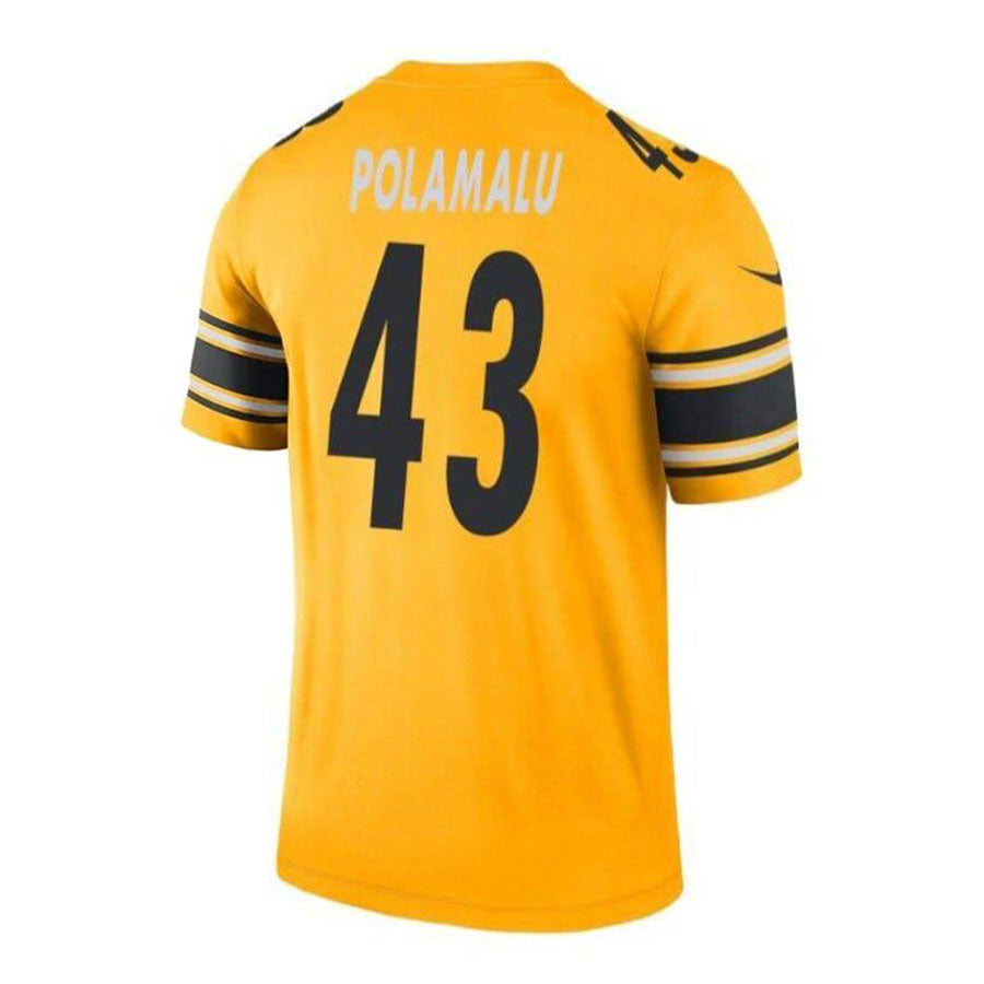 P.Steelers #43 Troy Polamalu Retired Player Game Jersey Stitched American Football Jerseys