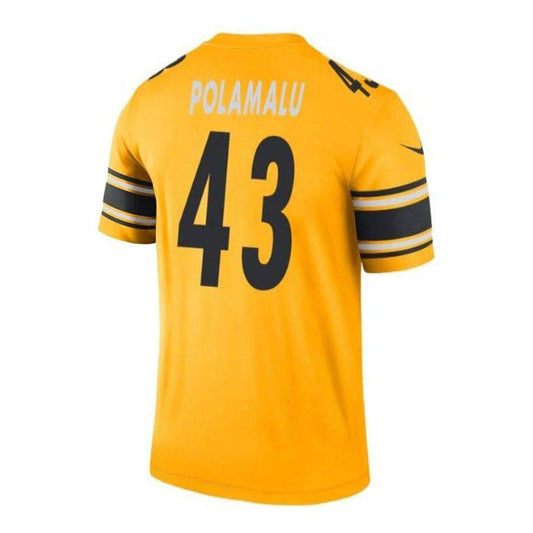 P.Steelers #43 Troy Polamalu Retired Player Game Jersey Stitched American Football Jerseys