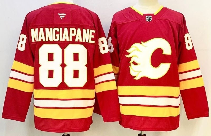 Men's Calgary Flames Andrew Mangiapane #88 Fanatics Red Home Breakaway Player Jersey