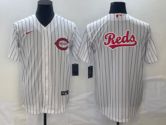 Men's Cincinnati Reds White 2022 MLB at Field of Dreams Game Authentic Team jersey