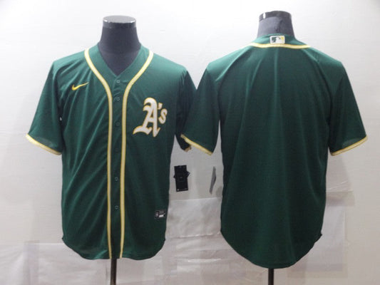 Men's Oakland Athletics Kelly Green Replica Blank jersey