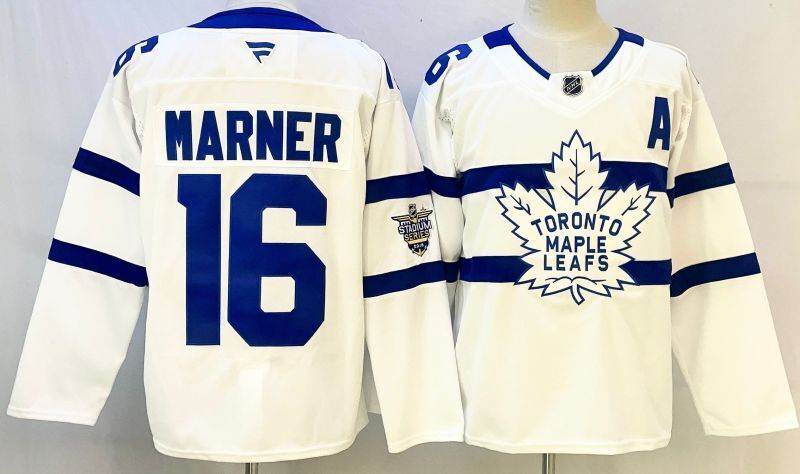 Men's Toronto Maple Leafs Mitchell Marner #16 Fanatics White Player Jersey
