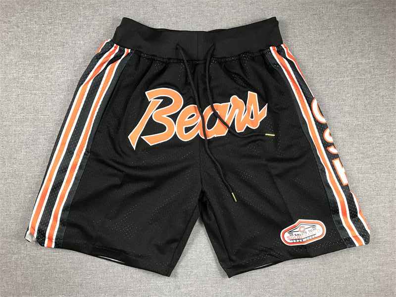 Men's Chicago Bears Black Pocket Shorts1