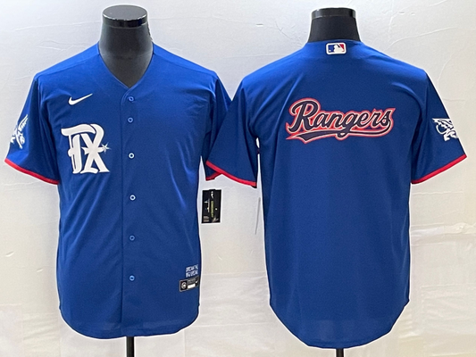 Men's Texas Rangers Royal Replica Team jersey