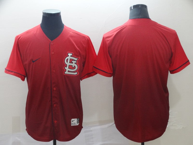 Men's St. Louis Cardinals Red Replica Blank Jersey1