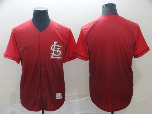 Men's St. Louis Cardinals Red Replica Blank Jersey1