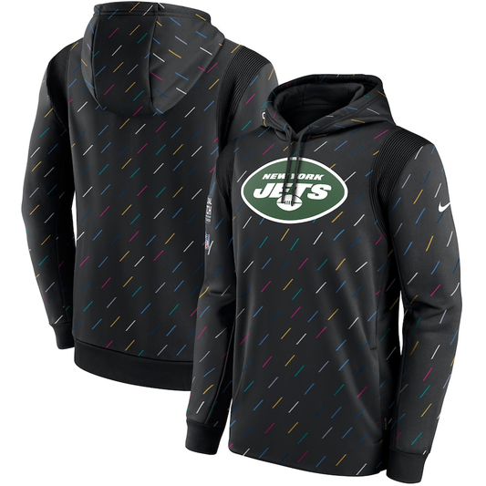 Men's New York Jets NFL 2021 Salute to Service Hoodie1 Black
