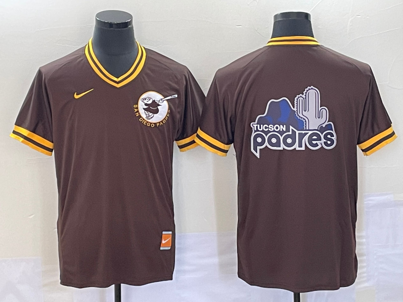 Men's San Diego Padres Brown Cooperstown Collection Team Jersey1