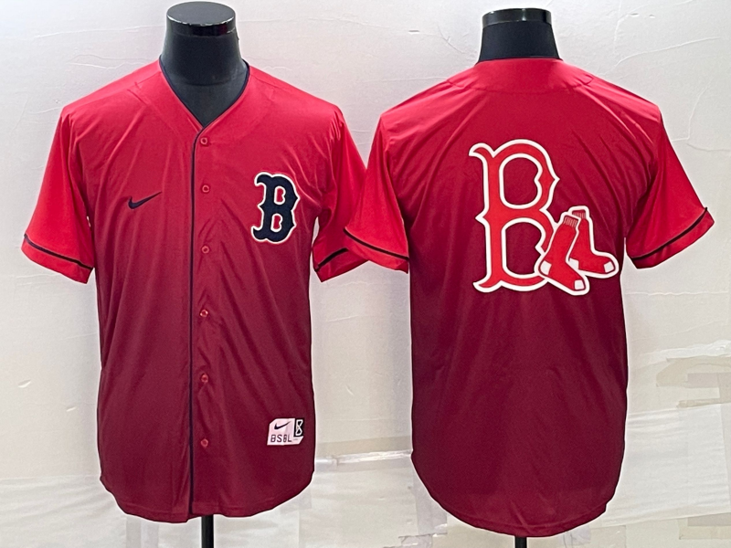 Men's Boston Red Sox Red Replica Team Jersey1