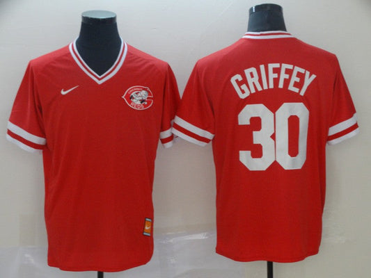 Men's Cincinnati Reds Ken Griffey Jr. #30 Red Authentic Game jersey