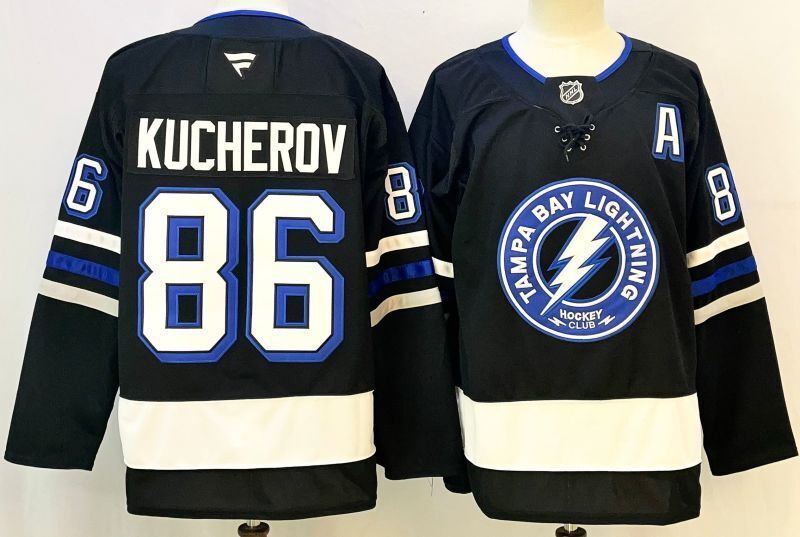 Men's Tampa Bay Lightning Nikita Kucherov #86 Fanatics Navy Player Jersey