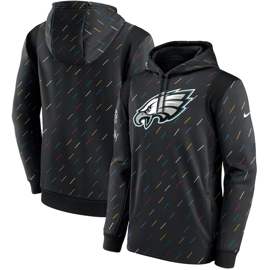 Men's Philadelphia Eagles NFL 2021 Salute to Service Hoodie1 Black