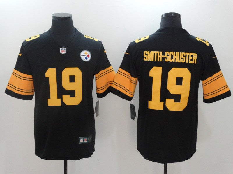 Men's Pittsburgh Steelers JuJu Smith-Schuster #19 Black Alternate Legend Jersey1