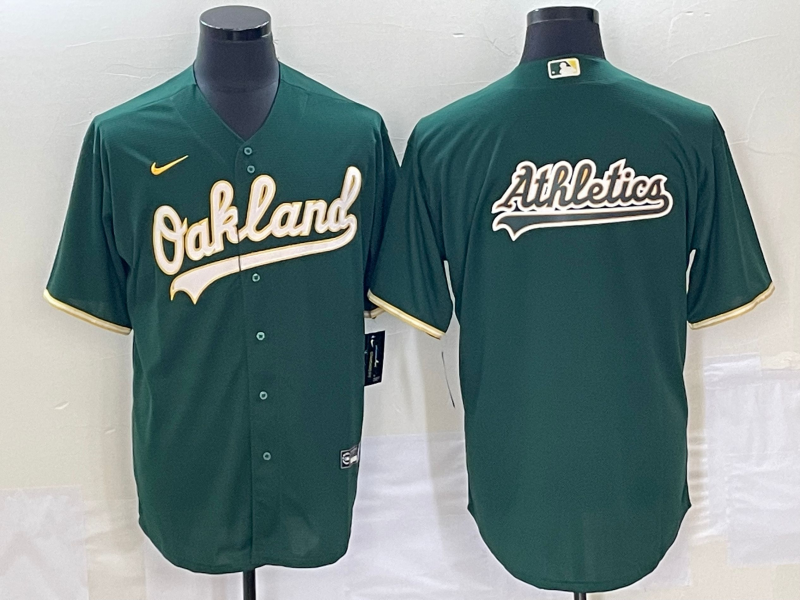 Men's Oakland Athletics Kelly Green Alternate Replica Player jersey
