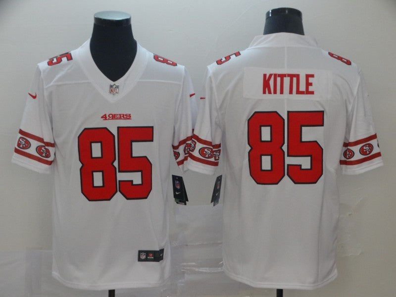 Men's San Francisco 49ers #85 George Kittle White Player Game Jersey1