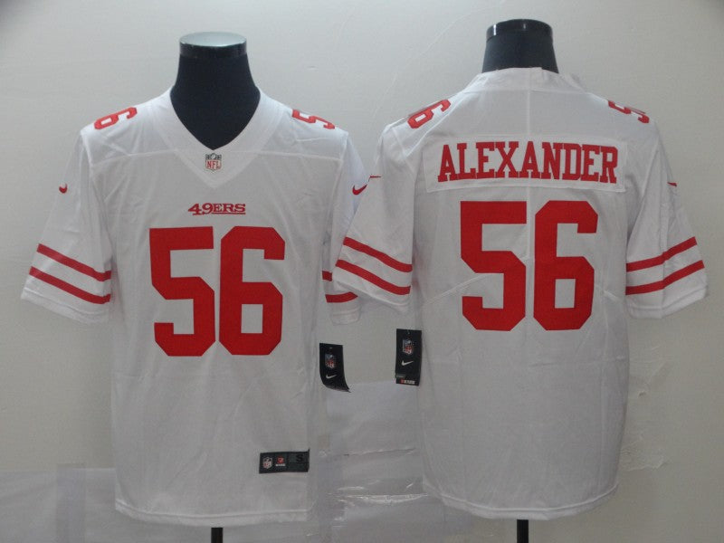 Men's San Francisco 49ers Kwon Alexander #56 White Game Jersey1