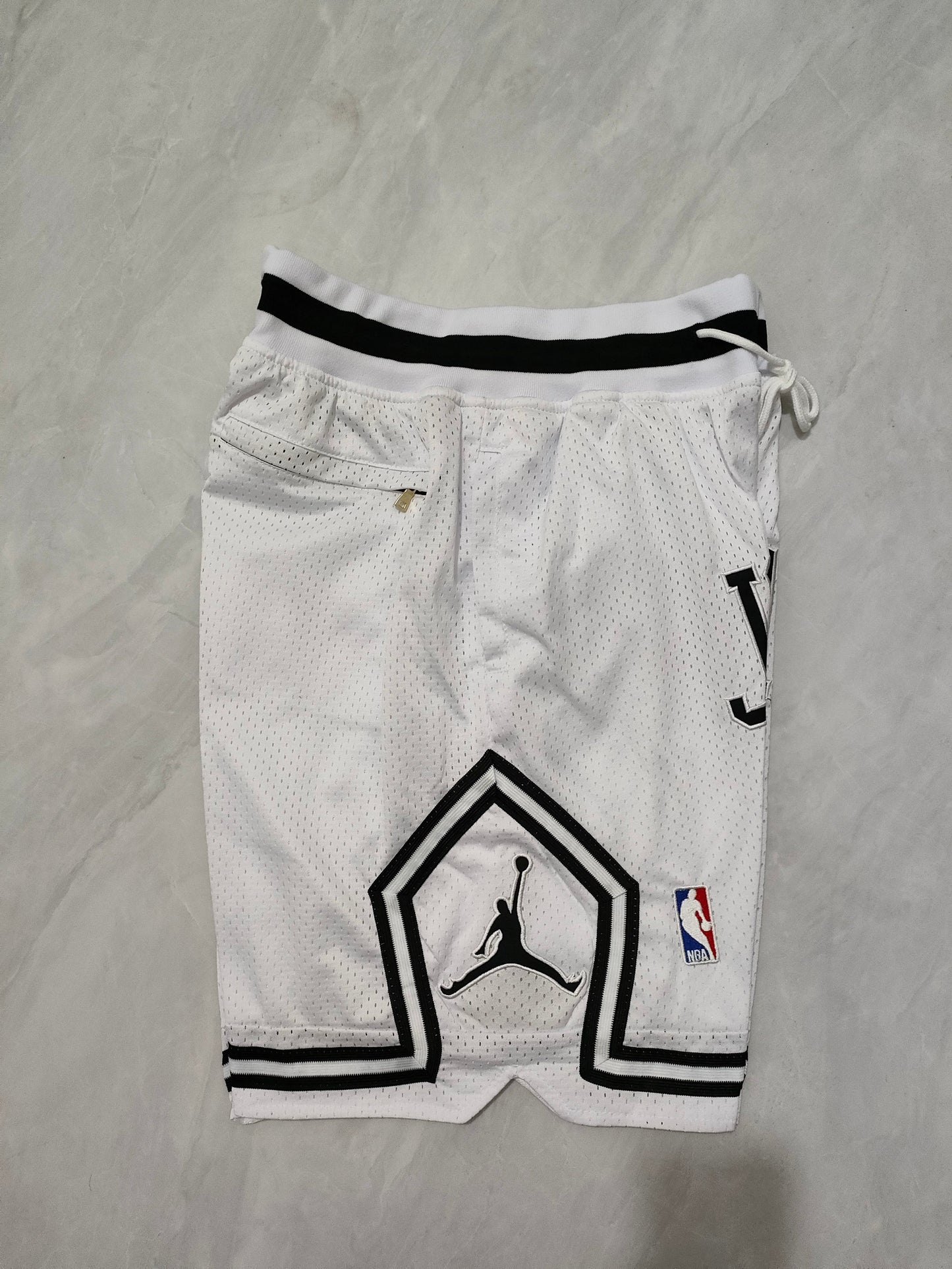 JUST DON Jordan White Pocket Shorts